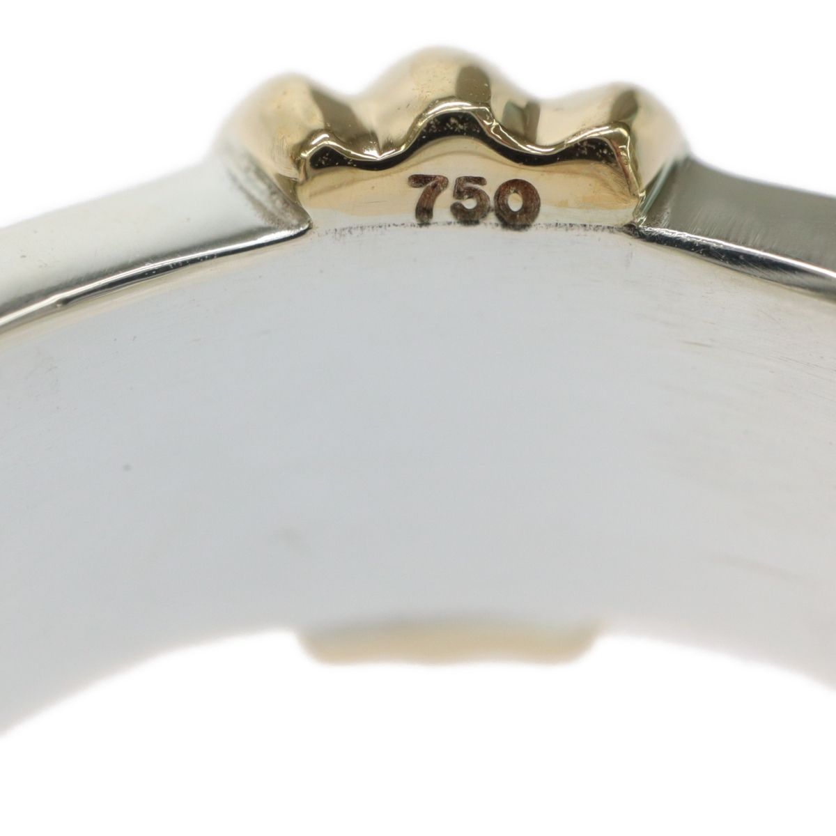 TIFFANY & CO. Tiffany ティファニー 925 シルバー 750 K18 グルーブド 