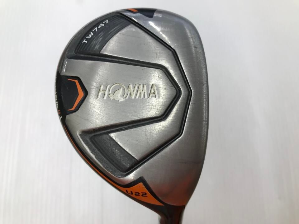 ホンマゴルフ　TOUR WORLD TW747　22度　VIZARD UT-H 7　ユーティリティ　中古【最短即日発送】