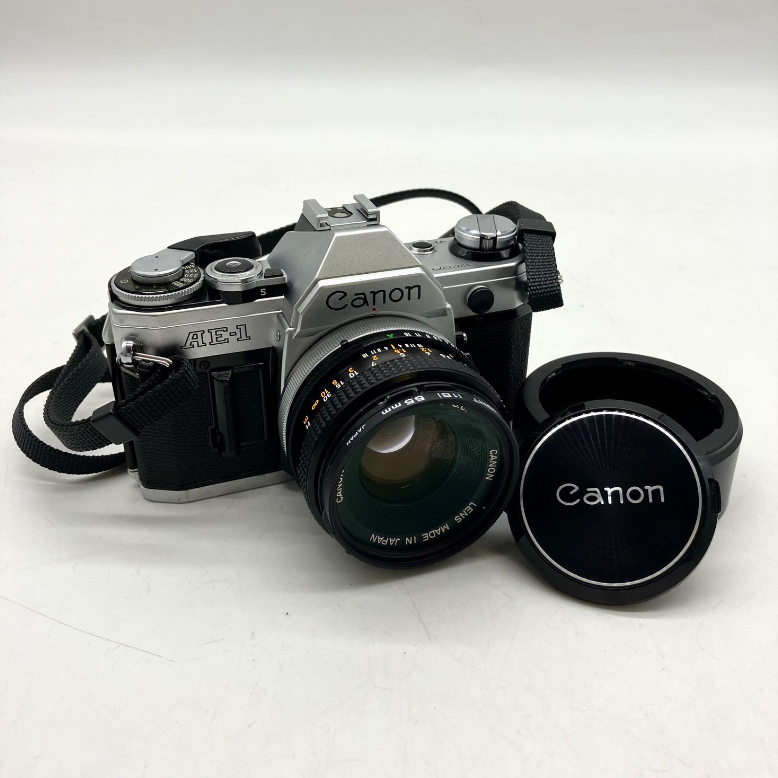 FA685【お買い得】Canon AE-1 フィルムカメラ + CANON LENS FD50mm 1:1.8 S.C. フィルムカメラセット