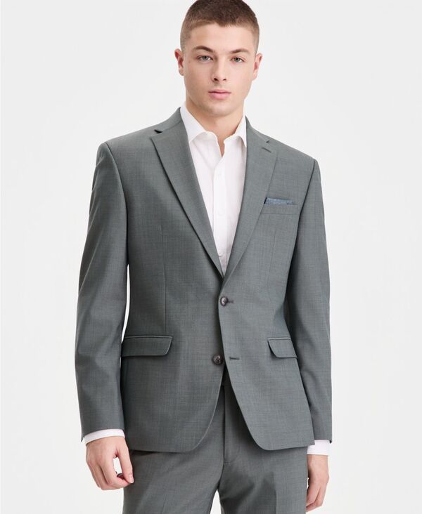 バースリー メンズ アウター ジャケット・ブルゾン ウール Bar III MenslimFit Wool Blend Suit Separates Jacket Macys Exclusive Gr