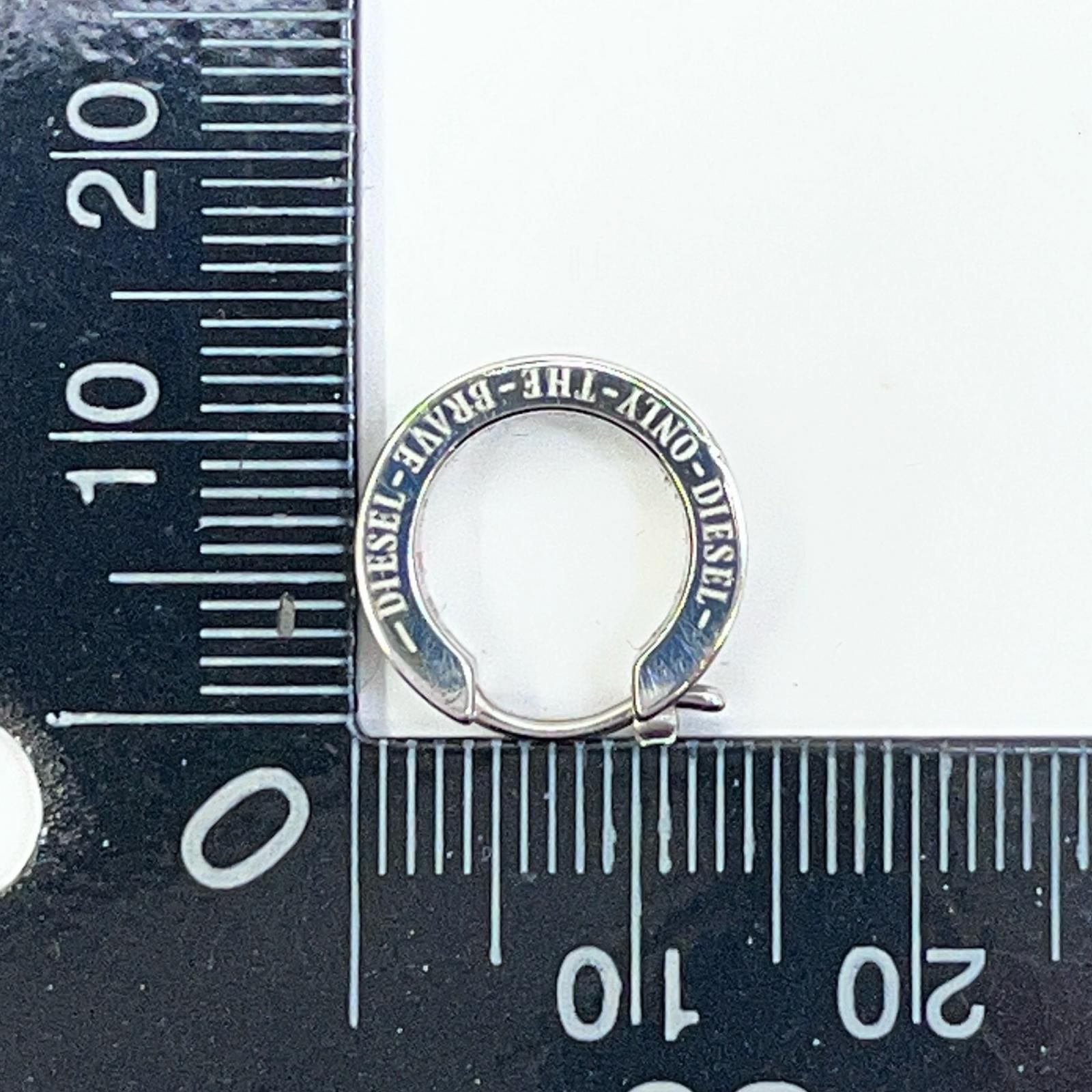 DIESEL Dx166440 ステンレススチール フープピアス DX166440 JEWELLERY