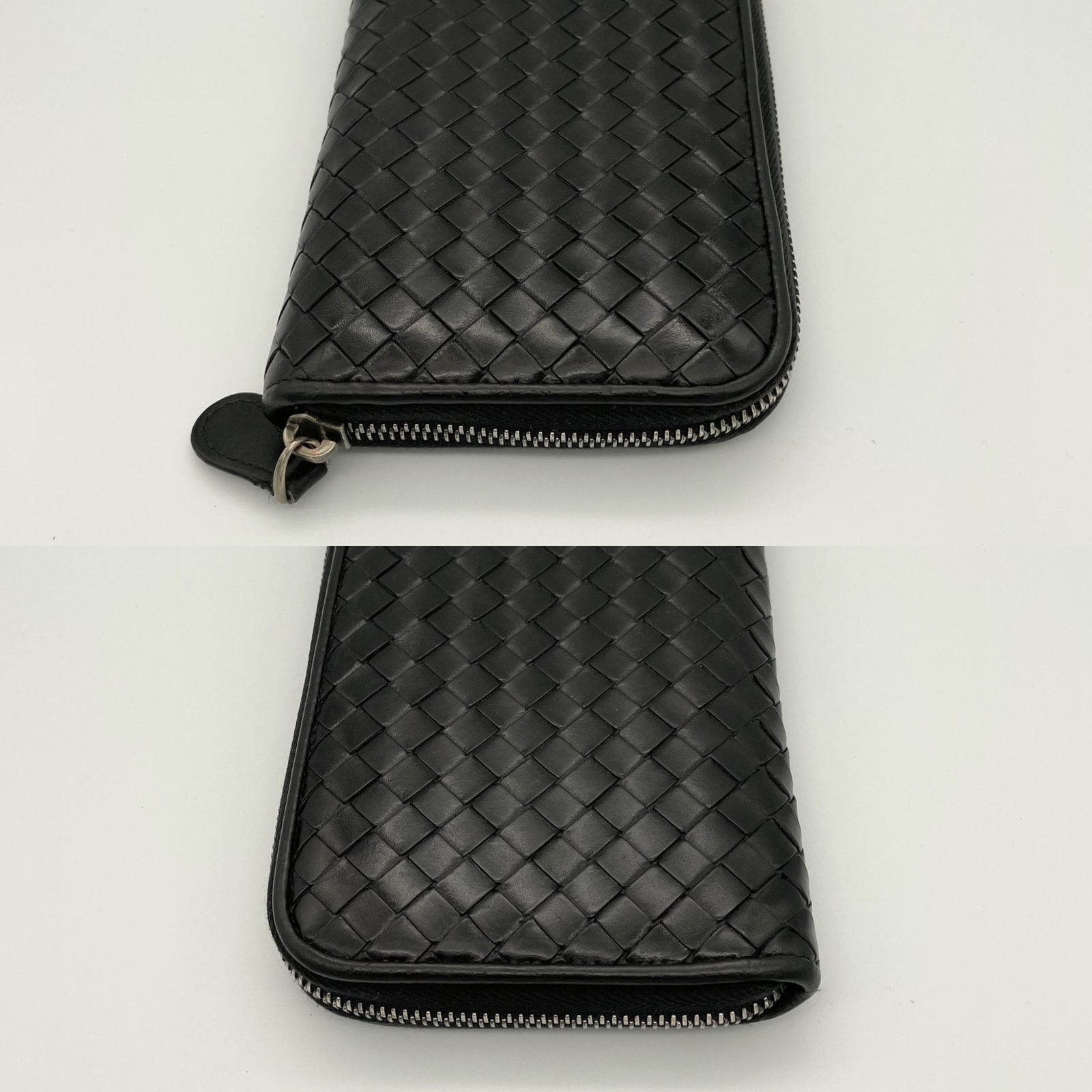 2605-311｜美品｜ボッテガヴェネタ イントレチャート 長財布 ブラック 2605-311｜美品｜ボッテガヴェネタ イントレチャート 長財布 ブラック