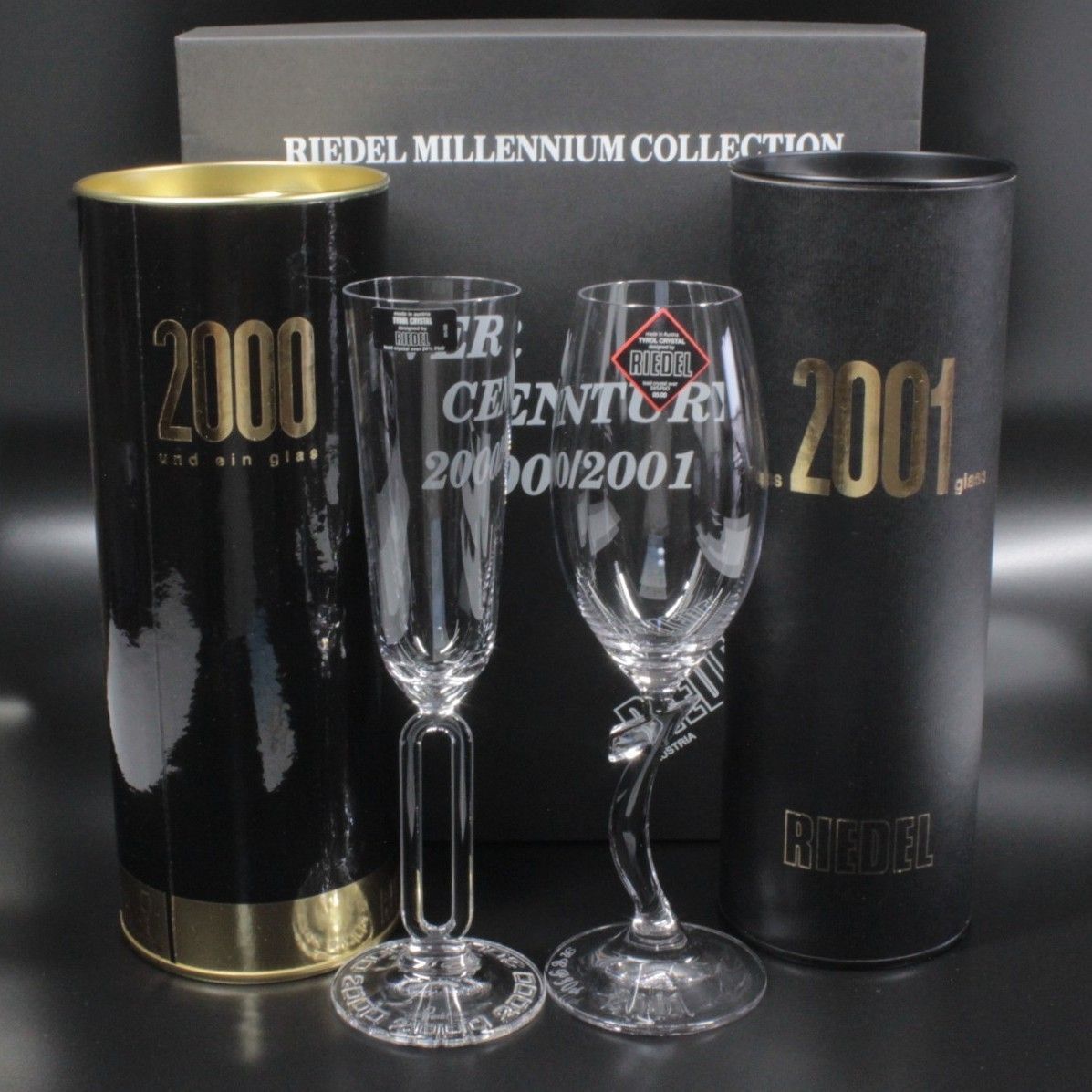 12【新品保管品】RIEDEL リーデル ミレニアムコレクション 2000 2001 