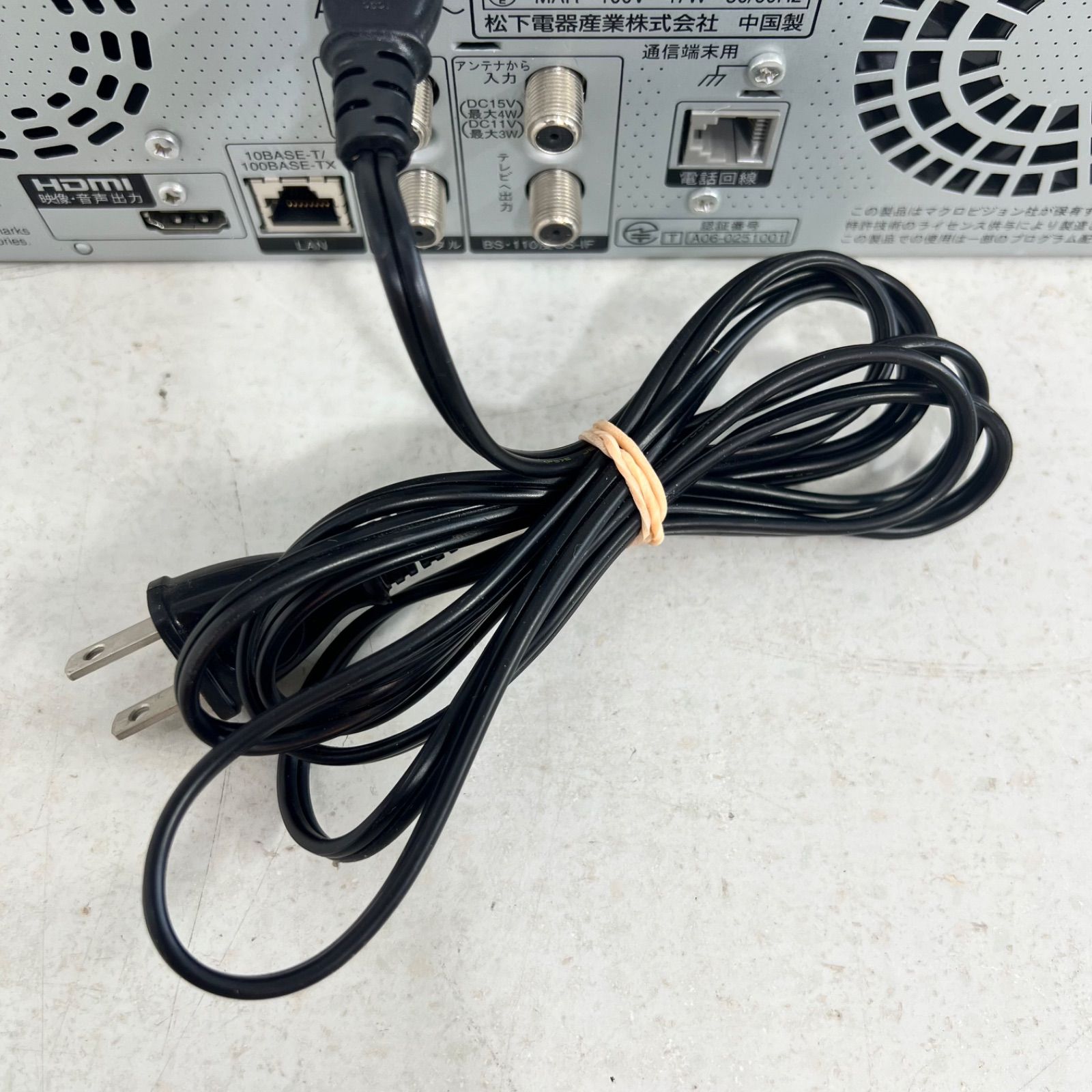 DVD動作確認済】Panasonic DVD/VHSレコーダー DIGA DMR-XW40V