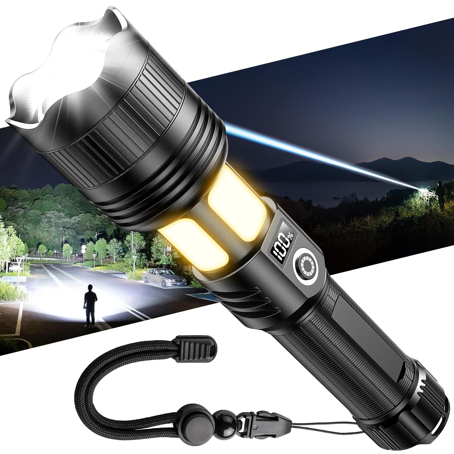 超メルカリ限定 懐中電灯 Acebeam Fenix Manker Convoy 懐中電灯 強力 【2026新モデル?超高輝度】軍用 最強 フラッシュライト