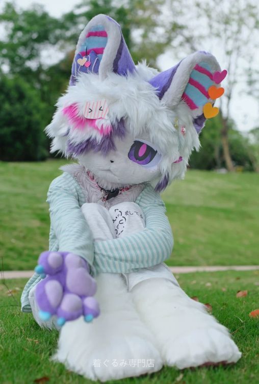 狼　犬　猫　着ぐるみ ヘッド全頭　ヘッド ケモノ ファースーツ ぬいぐるみ コスプレ コスチューム Kurumi 一点物 C926