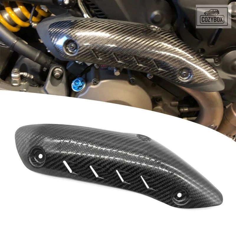 ドゥカティ モンスター 821 1200 1200S 1200R オートバイマフラー遮ヒートシールド マ