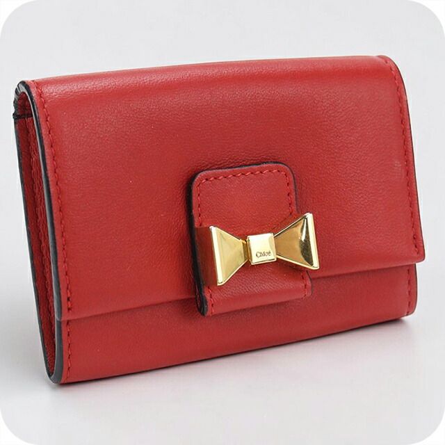 クロエ CHLOE 財布 レディース リボン カードホルダー