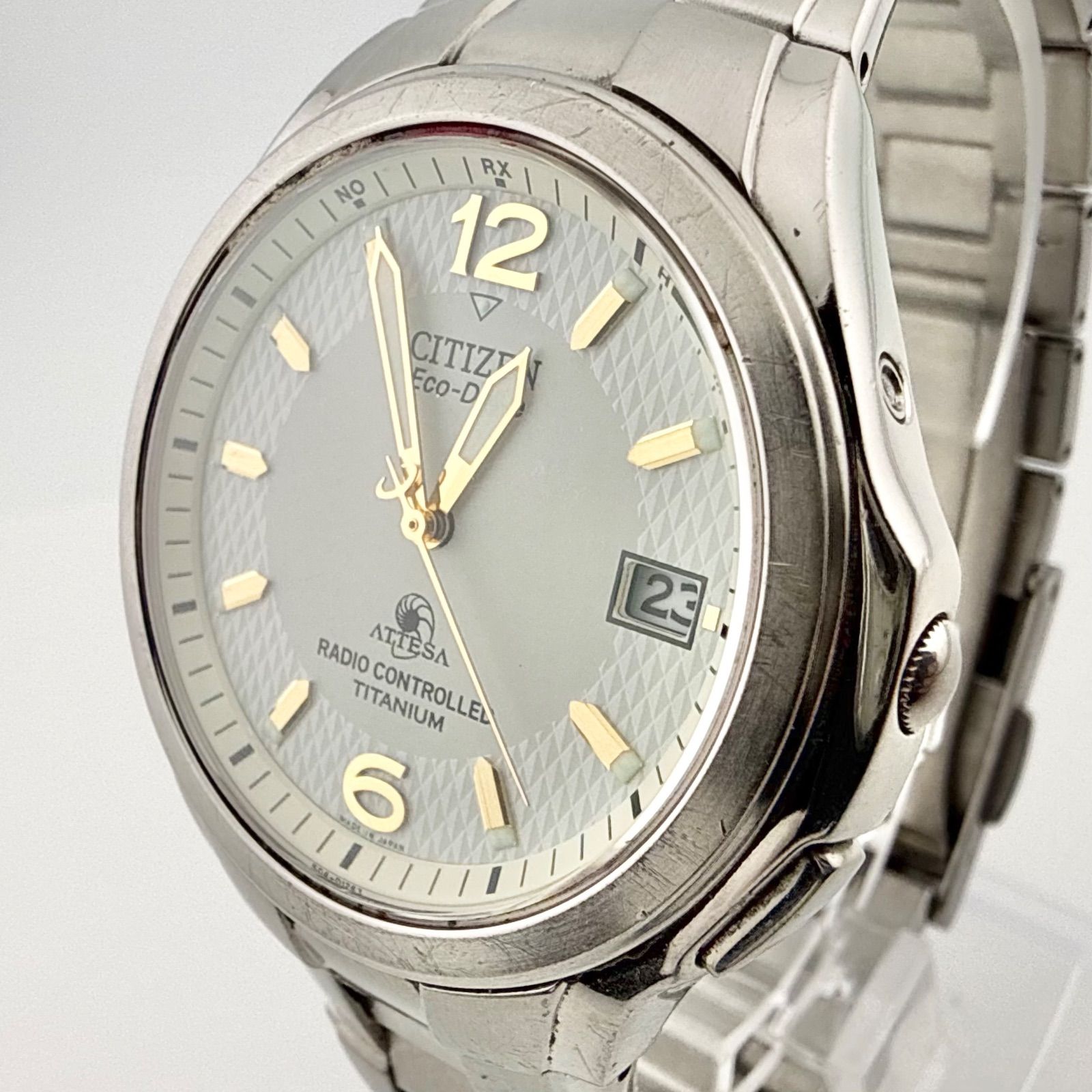 CITIZEN アテッサ H410-T007627 エコドライブ ソーラー ジャンク品