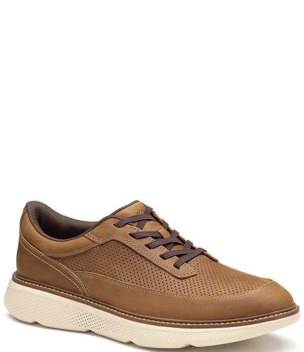 ジョンストンアンドマーフィー メンズ シューズ スニーカー レース Johnston Murphy Mens Hayden Stretch Lace UThroat Sneakers Brown Oi