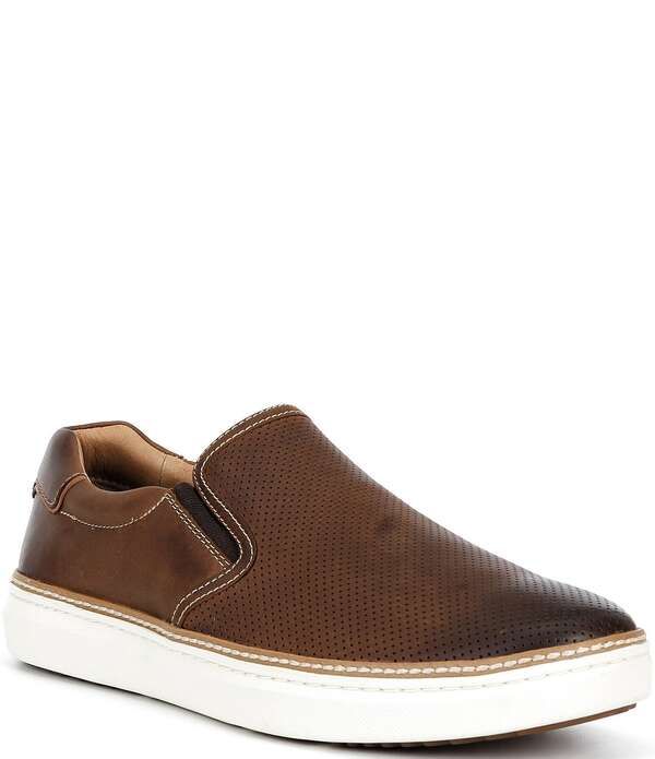 ジョンストンアンドマーフィー メンズ シューズ スリッポン・ローファー スニーカー Johnston Murphy Mens McGuffey 2 Perfed SlipOn Loafer Sneak
