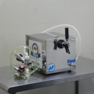 ニットク 氷冷式 1口 ビール サーバー CP-2 ビア ディスペンサー W240mmD280(+100) H240mm ヘッド2種 減圧弁付