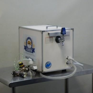 ニットク 氷冷式 1口 ビール サーバー BS-8 ビア ディスペンサー W315D510H370mm 15kg ヘッド2種 減圧弁付属 電源不要