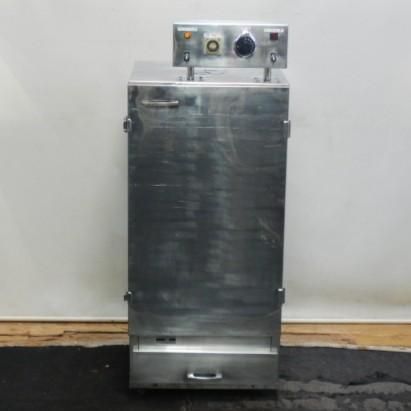 (代引不可)2 オオミチ SU-25D 業務用 燻製器 外寸W48D47+2H102+16.5cm 100V 1000W タイマー 温調付 スモーカー 網棚40cm角