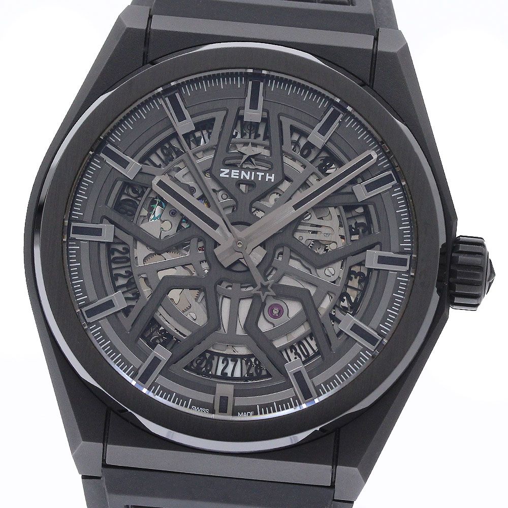 ゼニス ZENITH 49.9000.670/77.R782 デファイ クラシック デイト 自動巻き メンズ 美品 保証書付き_966382