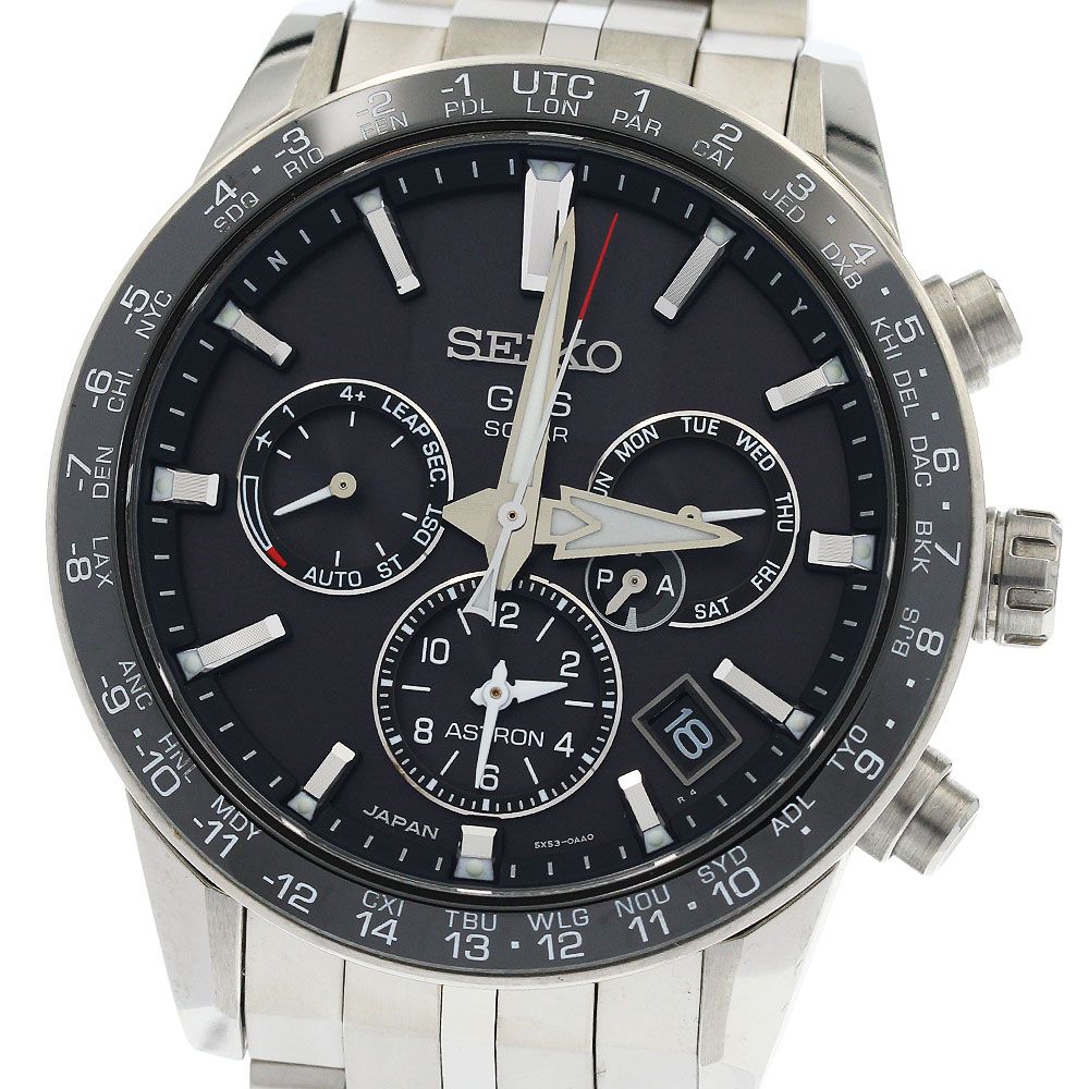 セイコー SEIKO SBXC003/5X53-0AB0 アストロン GPS ソーラー電波 メンズ 良品 保証書付き_966657