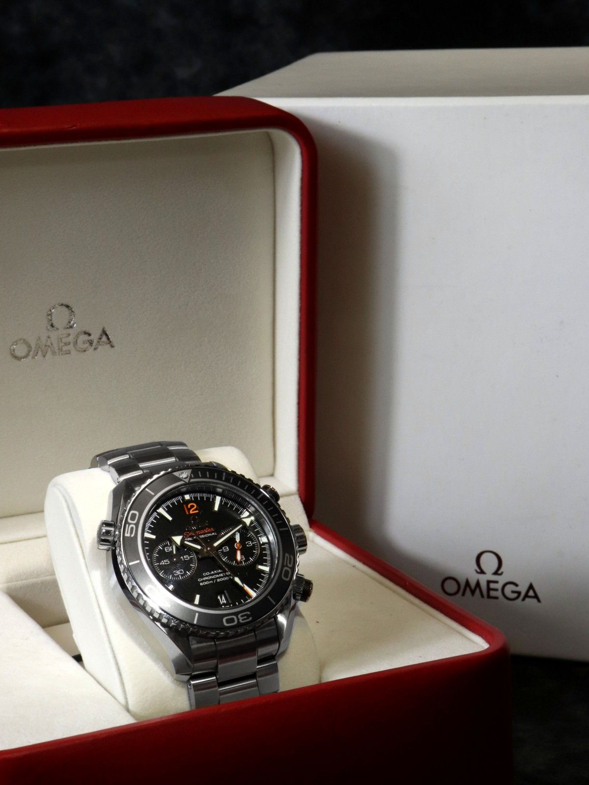 OMEGA 215.30.46.51.01.003 オメガ シーマスター プラネットオーシャン コーアクシャル 腕時計 自動巻き ブラック