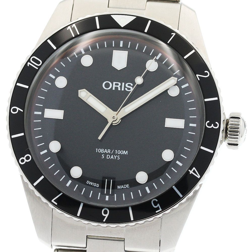 オリス ORIS 7772 4000 ダイバーズ65 12H キャリバー400 デイト 自動巻き メンズ 良品 _966637