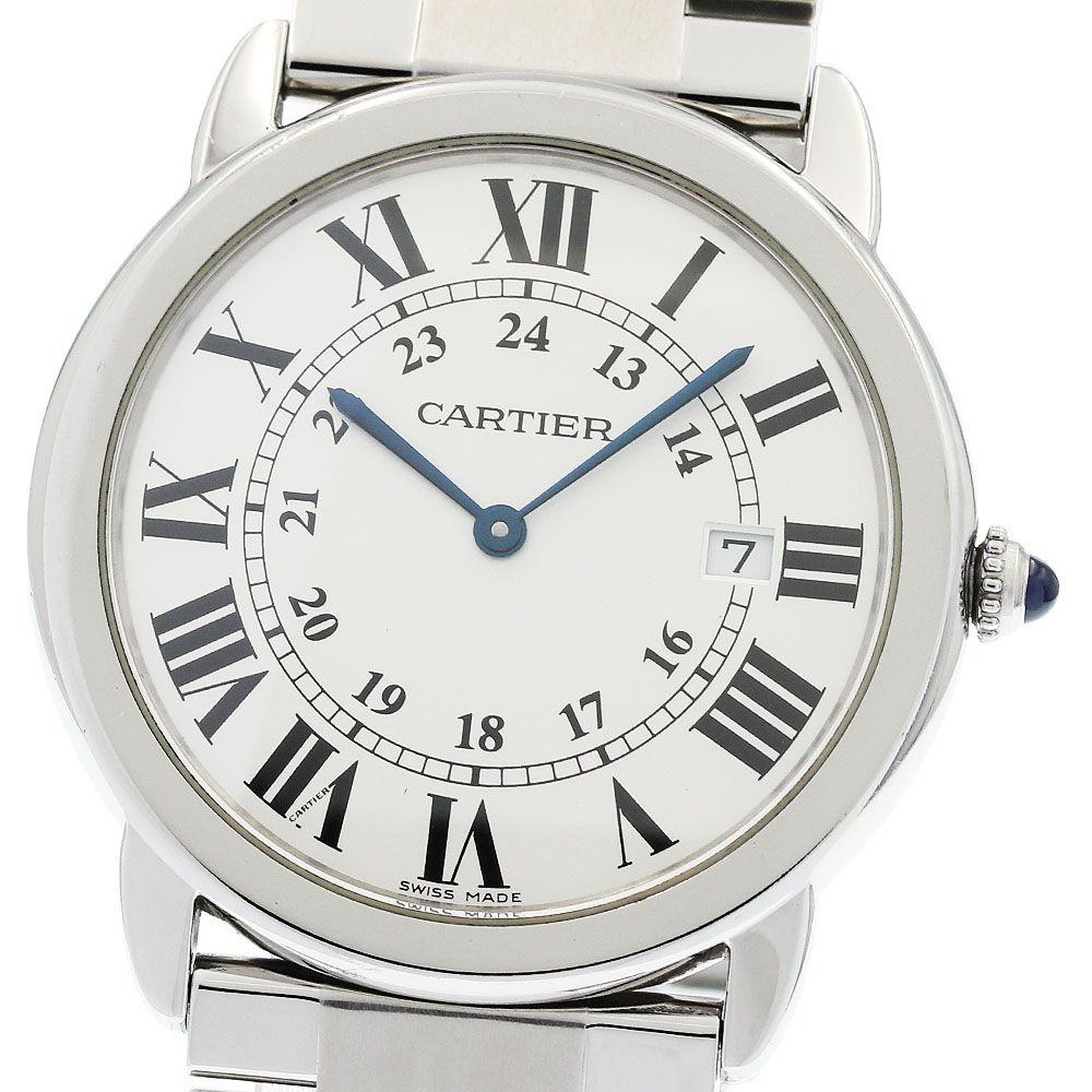 カルティエ CARTIER W6701005 ロンドソロ LM デイト クォーツ メンズ _960194