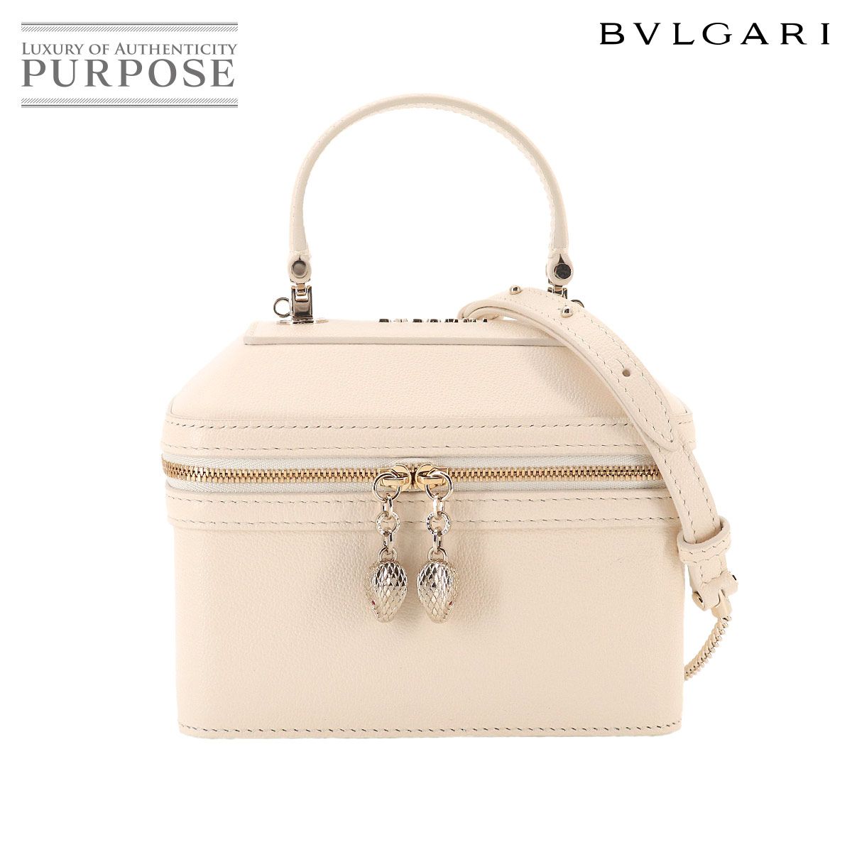 未使用 展示品 ブルガリ BVLGARI セルペンティ バニティ 2way ハンド