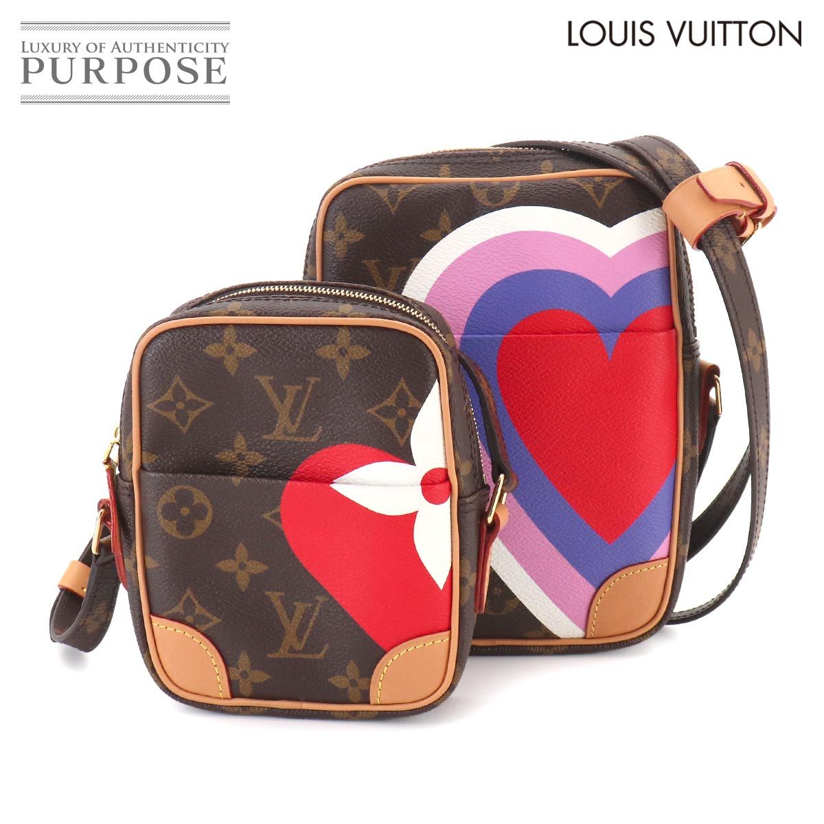未使用 展示品 ルイ ヴィトン LOUIS VUITTON モノグラム ゲーム オン パナム セット ショルダー バッグ ブラウン M57450 90329200