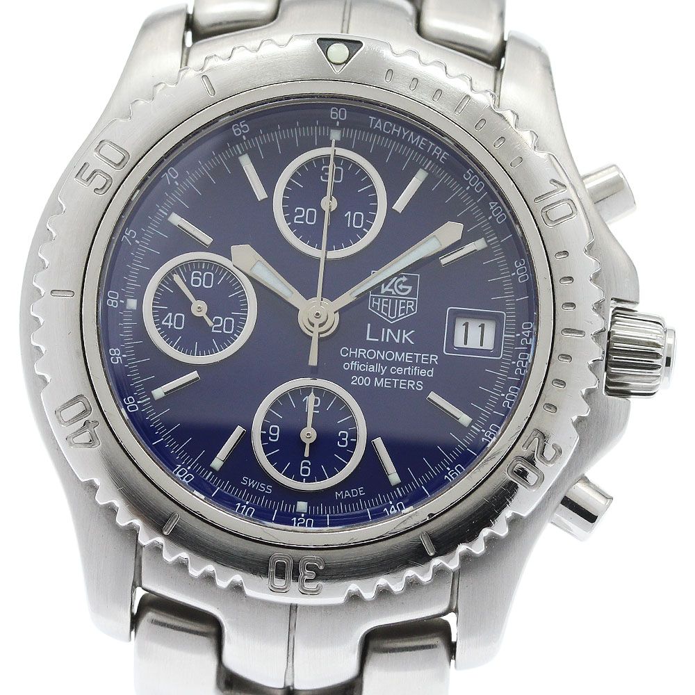 タグホイヤー TAG HEUER CT5110 リンク クロノグラフ クロノメーター 自動巻き メンズ _963177