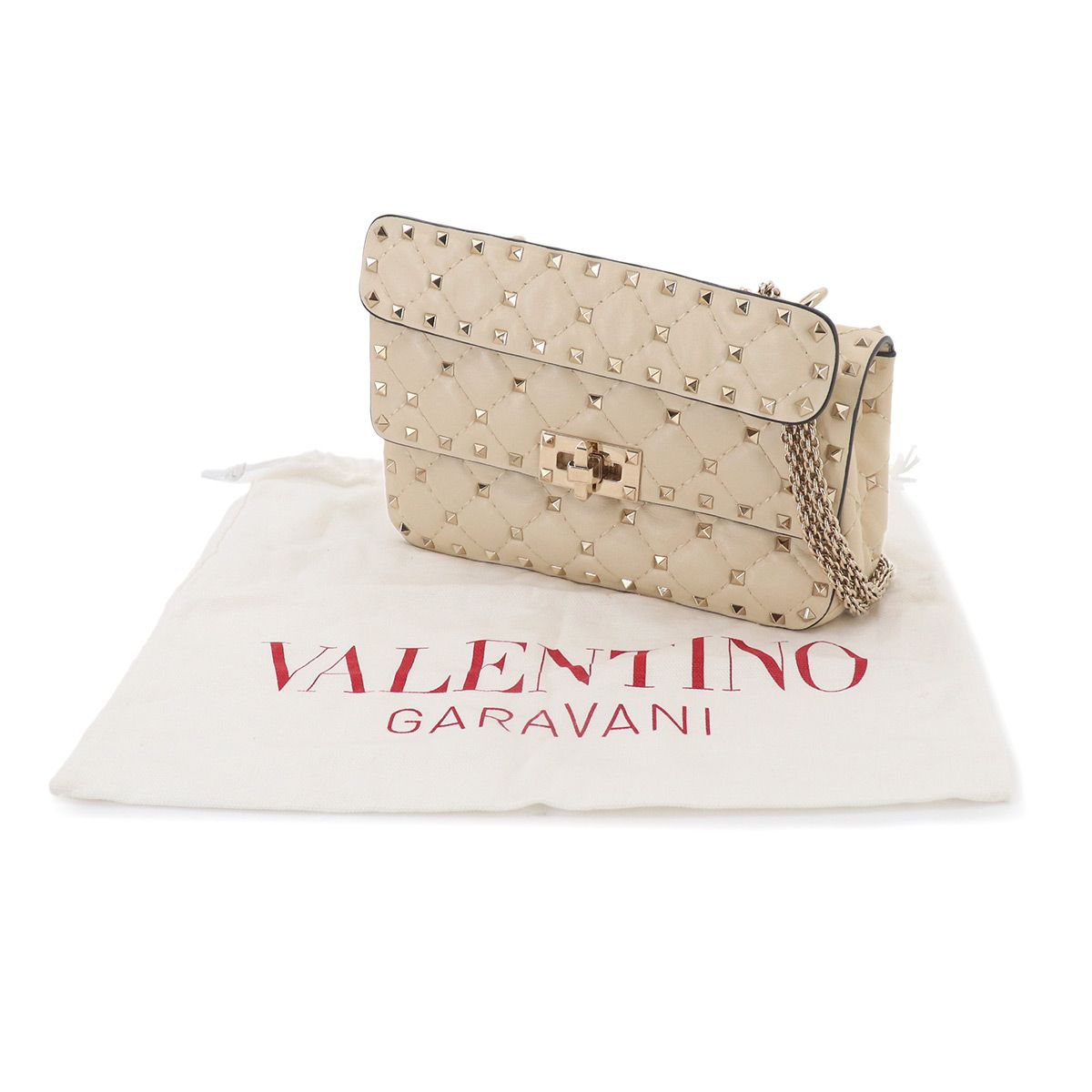 ヴァレンティノ　バック 新品同様 ヴァレンティノ ガラヴァーニ VALENTINO GARAVANI ロック