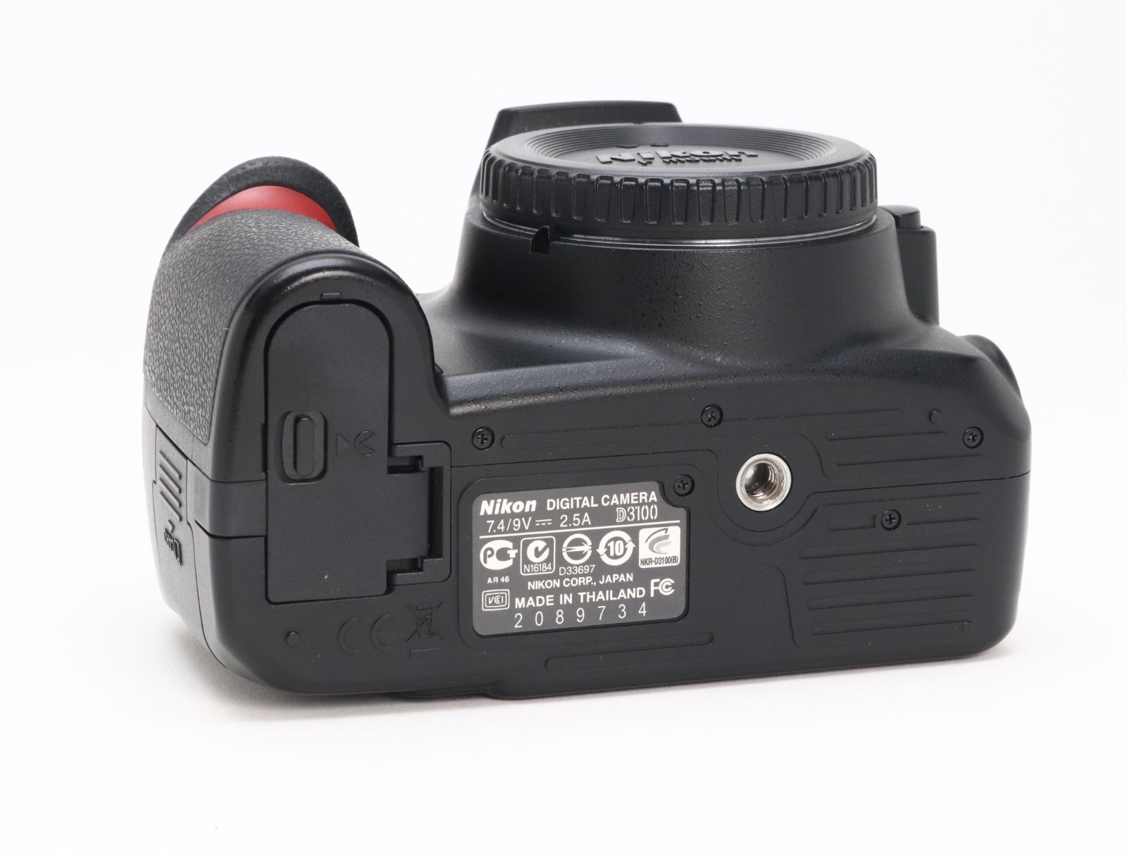 B+ (並品) Nikon ニコン D3100 AF-S DX NIKKOR 18-55mm レンズキット ブラック シャッター回数9,841 初期不良返品対応 55-81
