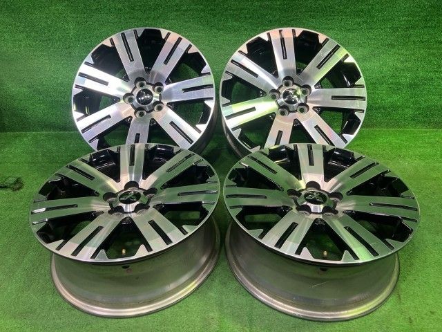 三菱 MITSUBISHI 純正 デリカD5 CV5W ホイール アルミ 18インチ 7J 5穴 4本 三菱 MITSUBISHI 純正 デリカD5 CV5W ホイール アルミ ブラック