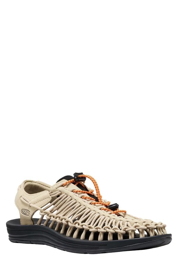 キーン メンズ シューズ サンダル KEEN Uneek Sandal Safari Orange Peel オレンジ