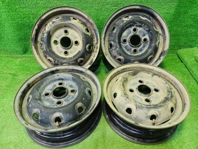 スズキ SUZUKI 純正 エブリィ DA62V ホイール スチール クロ 12インチ 4.00B 4穴 4本 100