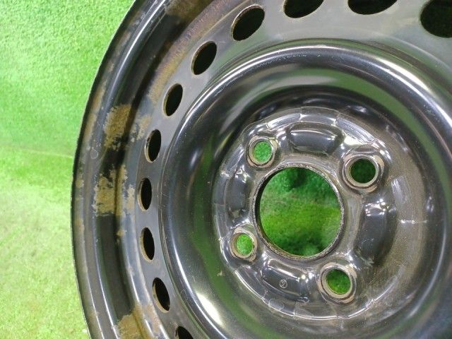 日産 NISSAN 純正 キューブ 2本 ホイール スチール クロ 15インチ 5.5J