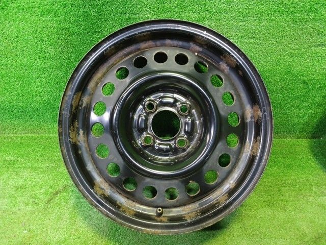 日産 NISSAN 純正 キューブ 2本 ホイール スチール クロ 15インチ 5.5J 
