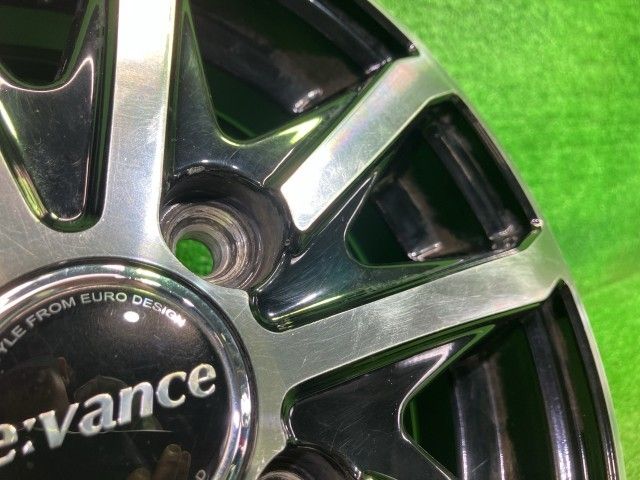 エヴァンス 軽自動車 ホイール アルミ ブラックポリッシュ 13インチ 