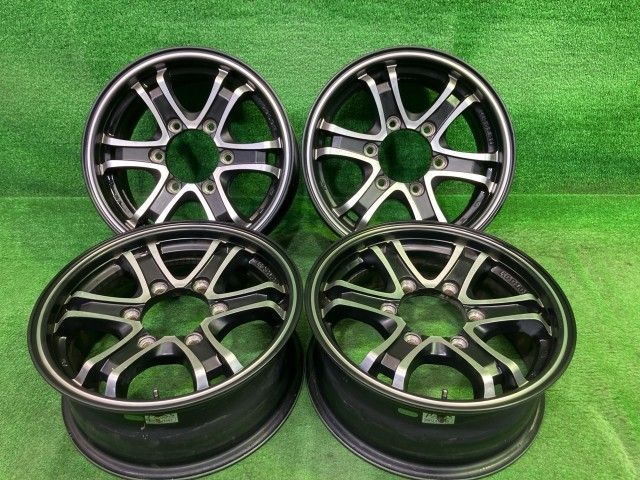 キーラー 200系ﾊｲｴｰｽ ホイール アルミ シルバー 15インチ 6J 6穴 4本