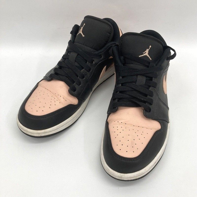 NIKE ナイキ AIR JORDAN 1 LOW CRIMSON TINT クリムゾンティント 553558-034 スニーカー ローカット シューズ ストリート メンズ ブラック ピンク 靴 ★SS968