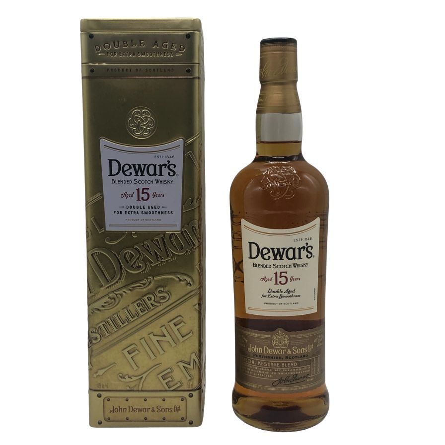 デュワーズ 15年 ダブルエイジド 750ml 40% 未開栓 - メルカリ