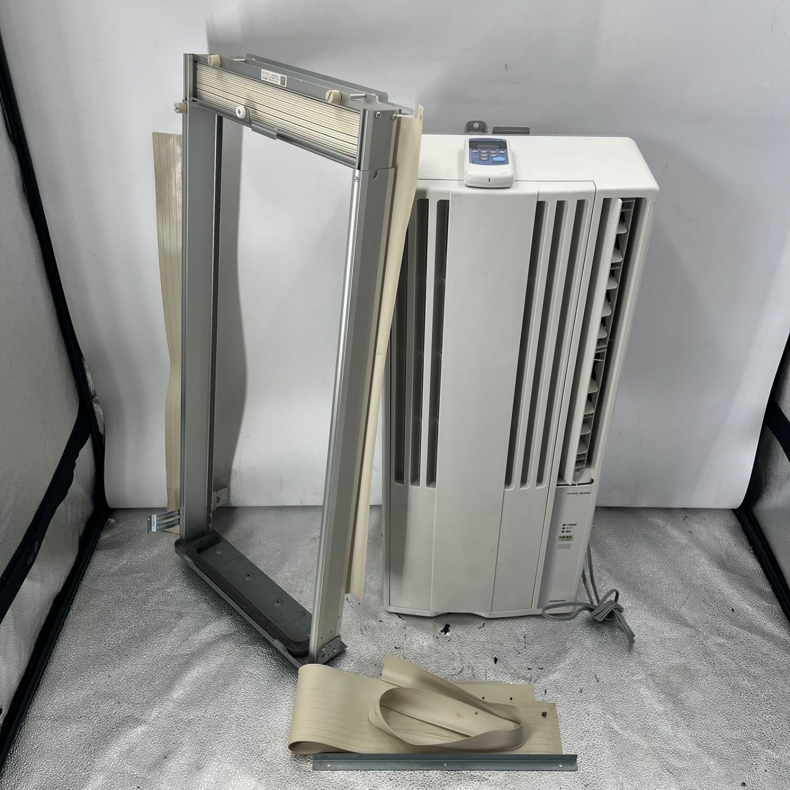 CORONA コロナ 窓用エアコン CW-1622R 2022年製 リモコン・枠付 動作品