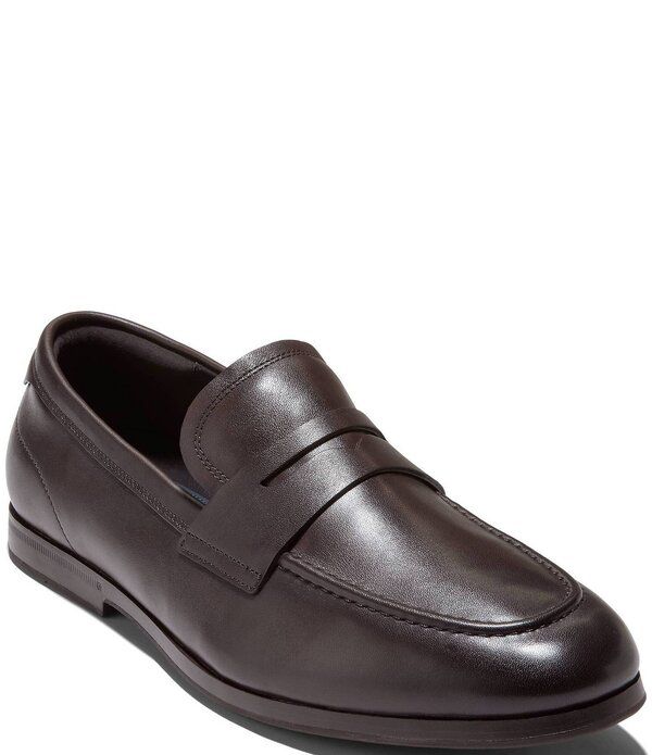 コールハーン メンズ シューズ スリッポン・ローファー Cole Haan Mens Wyeth Penny Loafers CH MadeiraDark Natural