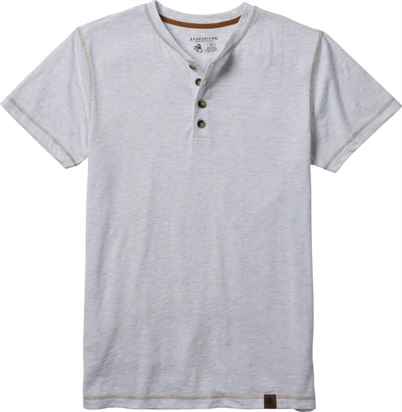 レジェンダリーホワイトテイルズ レディース トップス Tシャツ Mens Legendary Whitetails Maverick Slub Henley Short Sleeve Shirt Iv