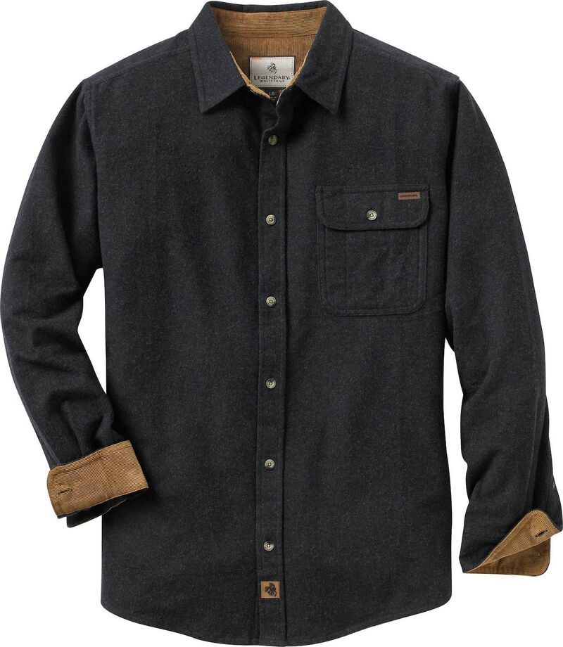 レジェンダリーホワイトテイルズ レディース トップス Tシャツ ボタンダウン Mens Legendary Whitetails Buck Camp Flannel Button Down Shirt