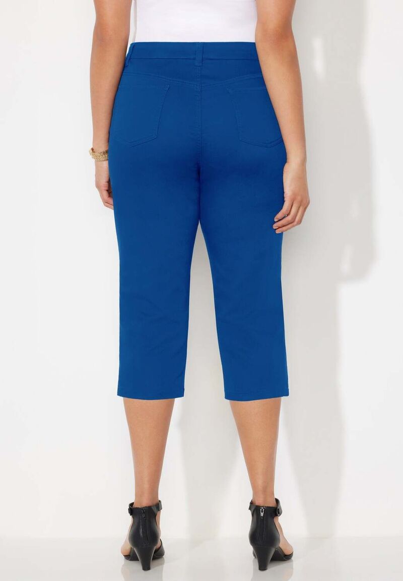 キャサリンズ レディース ボトムス カジュアルパンツ プラスサイズ Tシャツ キャップ Catherines Womens Plusize Sateen Stretch Capri Chai Latt キャサリンズ レディース ボトムス カジュアルパンツ プラスサイズ Tシャツ キャップ Catherines Womens Plusize Sateen Stretch Capri Chai Latt