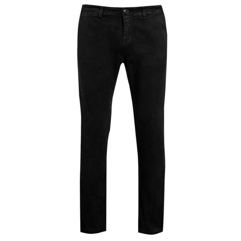 ソルズ レディース ボトムス カジュアルパンツ SOLS Mens Jules Chino Trousers Black ブラック