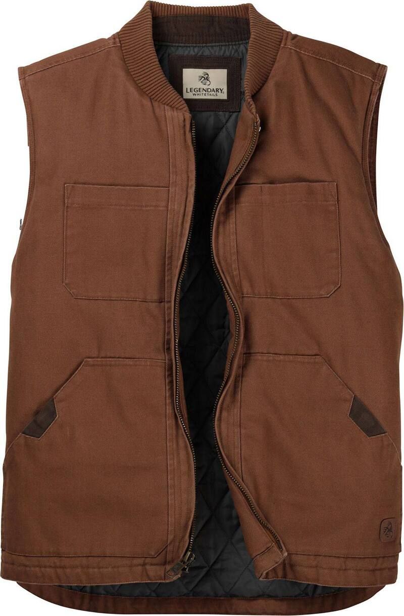 レジェンダリーホワイトテイルズ レディース アウター ジャケット・ブルゾン ベスト Mens Legendary Whitetails Canvas Cross Trail Workwear Vest