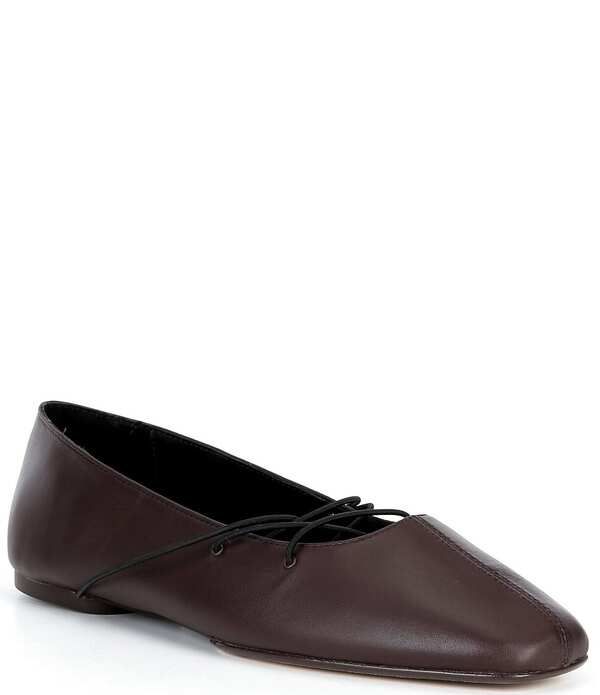 アントニオ メラーニ レディース シューズ パンプス レース Antonio Melani Mack Lace Up Flats Dark MahoganyBlack ブラック