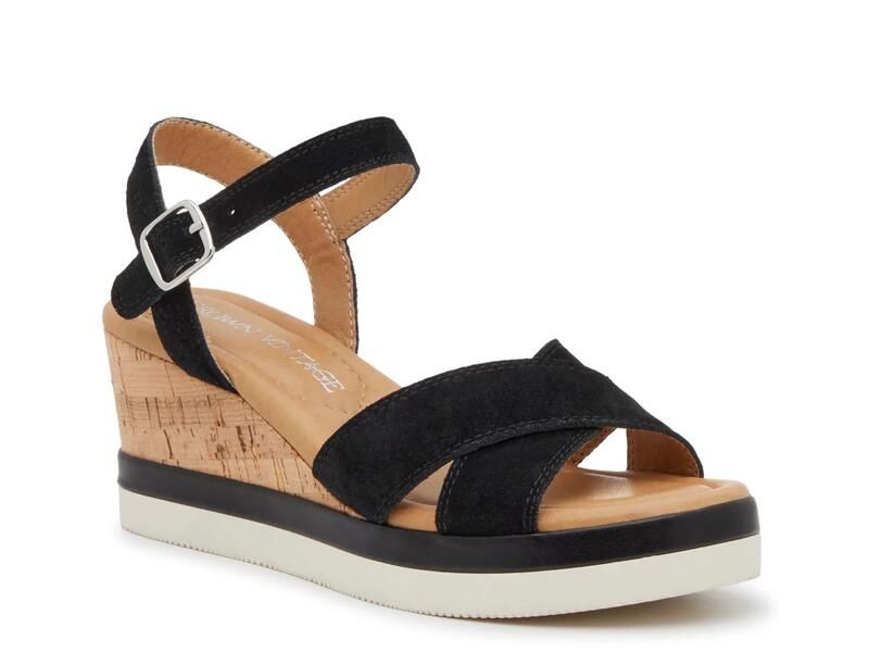 クラウンヴィンテージ レディース シューズ サンダル Crown VintageVeronia Wedge Sandal Black ブラック