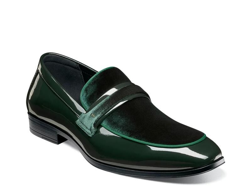 ステイシーアダムス メンズ シューズ スリッポン・ローファー Stacy AdamsSpratley Loafer Dark Green グリーン