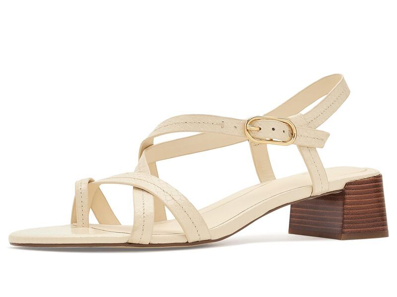 コールハーン レディース シューズ ヒール サンダル Cole Haan Dillon Block Heel Thong Sandals Vanilla Snake Print Leather