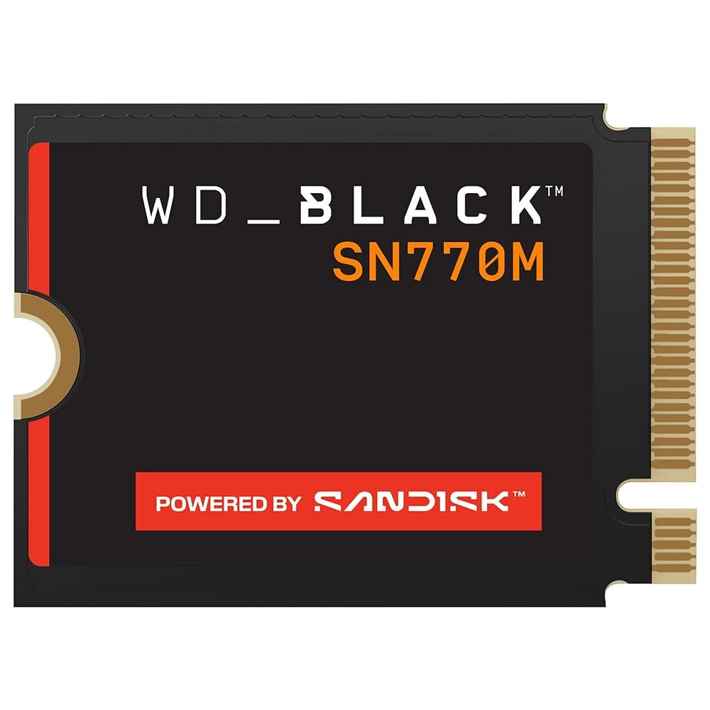WDS100T3X0G [WD_BLACK SN770M NVMe SSD（1TB M.2(2230) PCIe Gen4 x4 NVMe 600TBW 5年保証）]