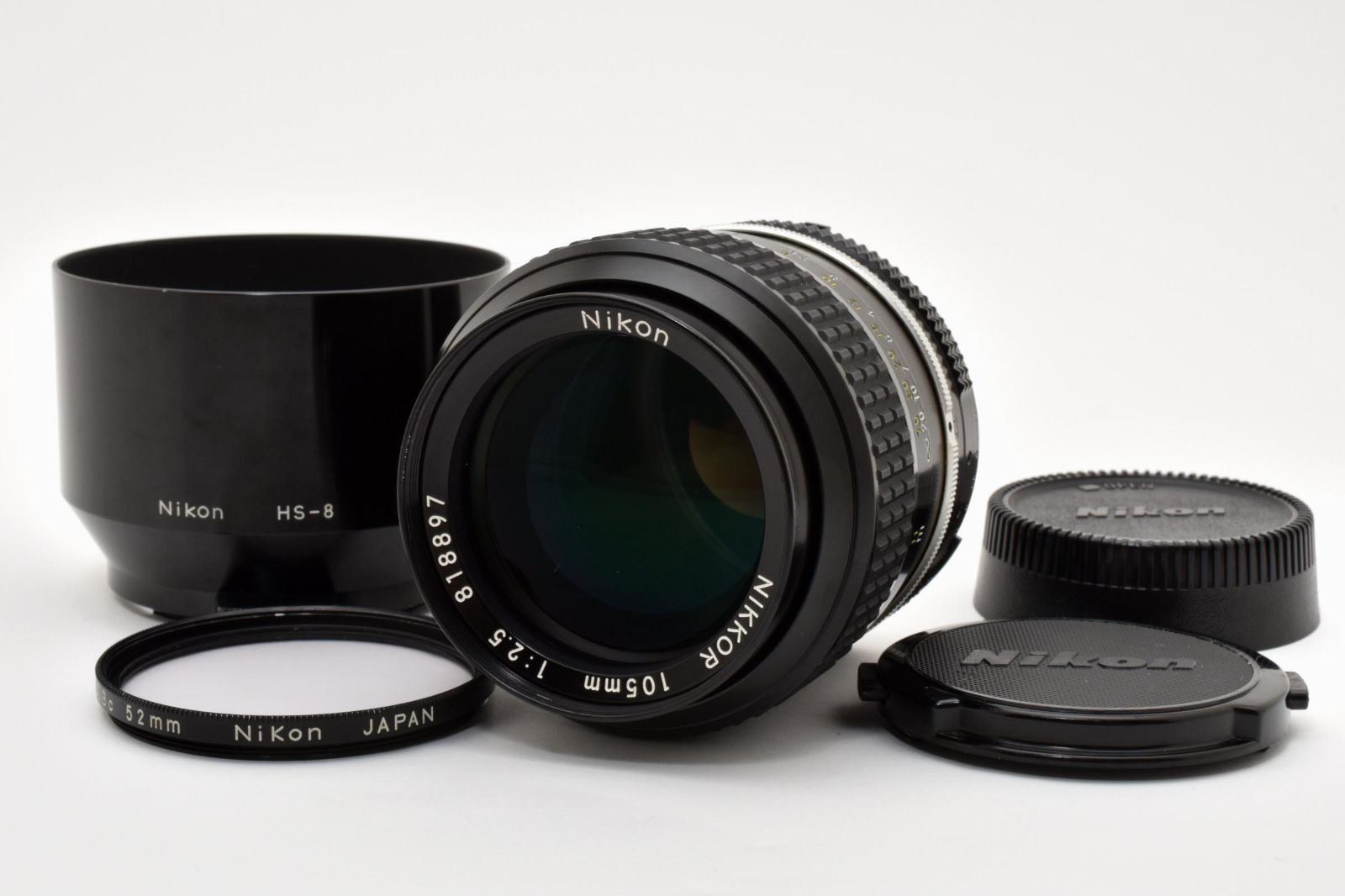 ★外観美品★ニコン Nikon Ai NIKKOR 105mm F2.5★ Y500 #5317